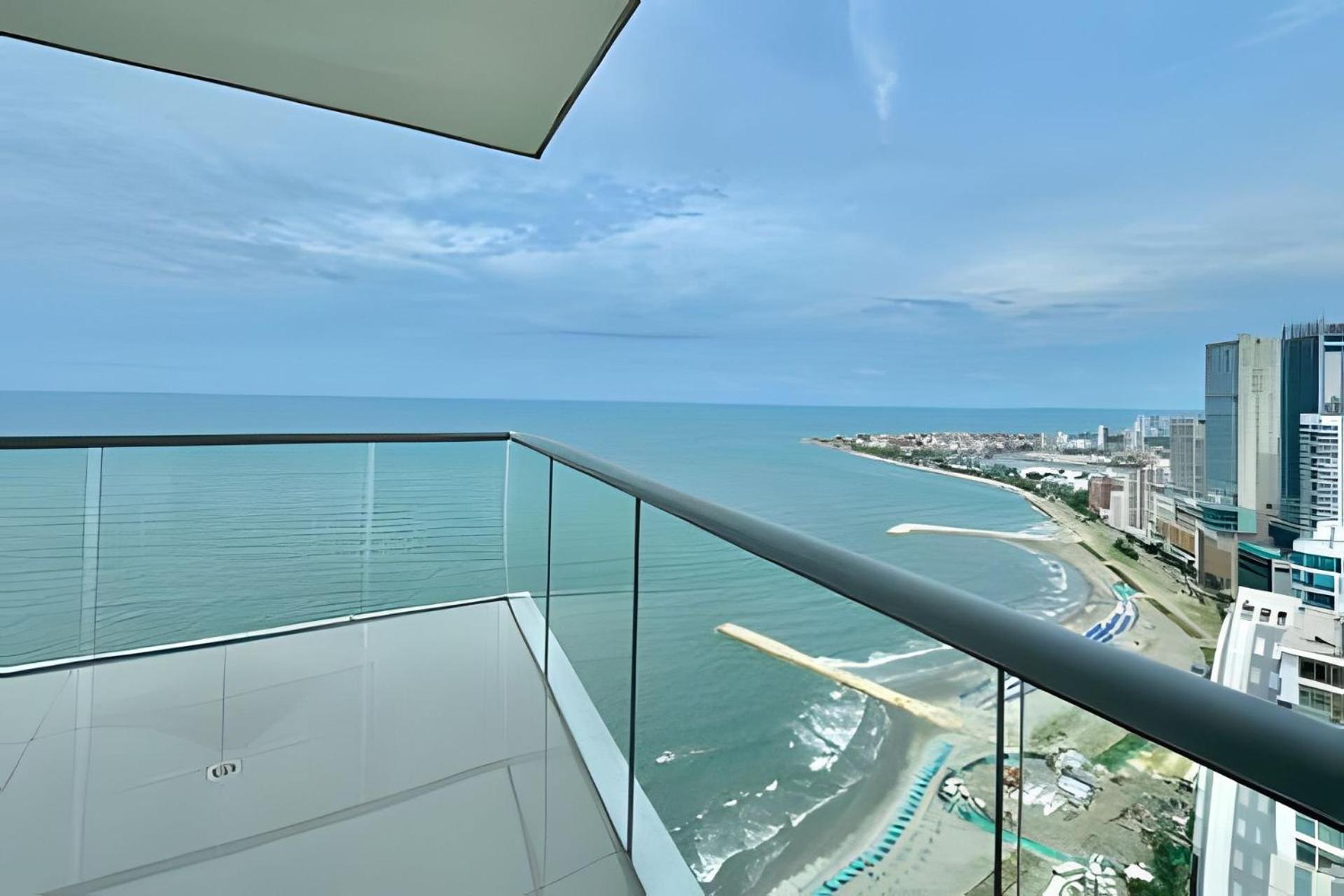 Apartamento Beachfront Penthouse 40th Sea View/historic Center Cartagena
